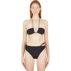 Ziah, Badkleding, Dames, Zwart, S, Halter Bikini Top