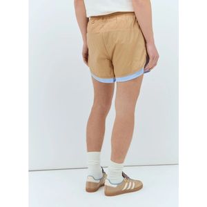 Adidas, Korte broeken, Heren, Beige, L, Nylon, Shorts met Dubbellaagse Lichtgewicht Weefsel