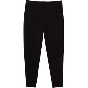 Lacoste, Slim Fit Joggingbroek in Zwart Zwart, Heren, Maat:S