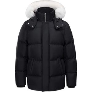 Moose Knuckles, Cloud 3Q Parka Zwart, Heren, Maat:L