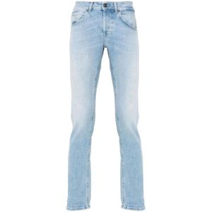 Dondup, Jeans, Heren, Blauw, W34, Katoen, Klassieke 5-Pocket Jeans