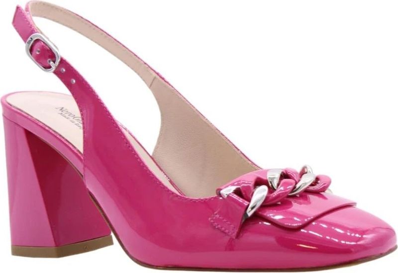 Nerogiardini, Schoenen, Dames, Roze, 39 EU, Bellamy Slingback Schoenen