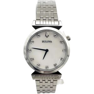 Bulova, 96p 216 - met horloge -diamanten Grijs, Dames, Maat:ONE Size