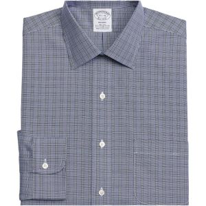 Brooks Brothers, Overhemden, Heren, Blauw, L, Katoen, Regent Regelijke FIT Nion Irurs Sriend Shirt, Oxford Strek, Ainsley Collar-Controle