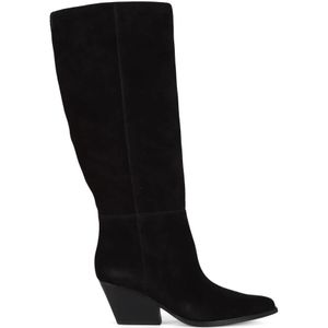 Guess, Schoenen, Dames, Zwart, 41 EU, Leer, Suede Texaanse Haklaarzen