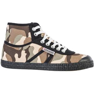 Kawasaki, Schoenen, Dames, Veelkleurig, 36 EU, Suède, Camouflage Sneakers