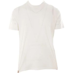 Tom Ford, Tops, Heren, Wit, 2Xl, Katoen, Witte Stretch Katoenen Jersey T-shirt