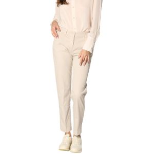 Mason's, New York Dames Gabardine Chino Broek Beige, Dames, Maat:XS