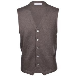 Gran Sasso, Cardigans Bruin, Heren, Maat:XL