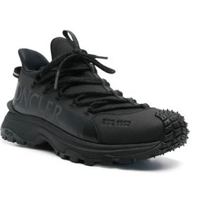 Moncler, Schoenen, Heren, Zwart, 42 EU, Lichte Trail Sneakers