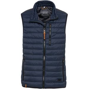 Camel Active, Jassen, Heren, Blauw, 3Xl, Polyester, Gerecycled Polyester Puffer Vest