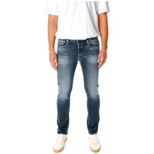 Replay, Jeans, Heren, Blauw, W32 L30, Klassieke Straight Fit Jeans