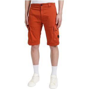 C.p. Company, Moderne Bermuda-shorts voor heren Oranje, Heren, Maat:M