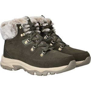 Skechers, Schoenen, Dames, Groen, 38 EU, Waterdichte Wandelschoenen Groen Sneeuw