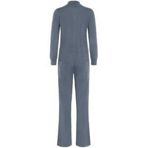 Emerson Renaldi, Jumpsuits & Playsuits, Dames, Blauw, M, Kasjmier, Blauwe Kasjmier Jumpsuit met Knopen en Zakken