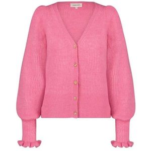 Fabienne Chapot, Truien, Dames, Roze, M, Stijlvolle Jessica Cardigan