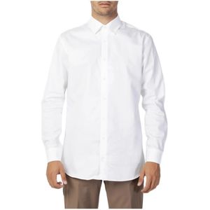 Selected Homme, Overhemden, Heren, Wit, S, Katoen, Klassiek Wit Overhemd