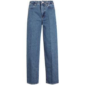 Department Five, Jeans, Dames, Blauw, W31, Stijlvolle Rits Jeans