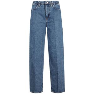 Department Five, Jeans, Dames, Blauw, W27, Stijlvolle Rits Jeans