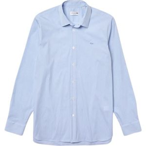 Lacoste, Overhemden, Heren, Blauw, 4Xl, Katoen, Formeel Overhemd