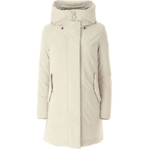 Save The Duck, Beige Jassen voor Dames Beige, Dames, Maat:S