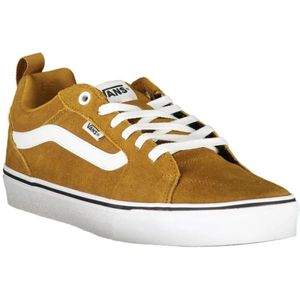 Vans, Schoenen, Heren, Geel, 44 1/2 EU, Polyester, Sportieve Polyester Sneaker met Contrastdetails