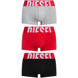 Diesel, Ondergoed, Heren, Veelkleurig, XS, Driepak boxershorts met logo