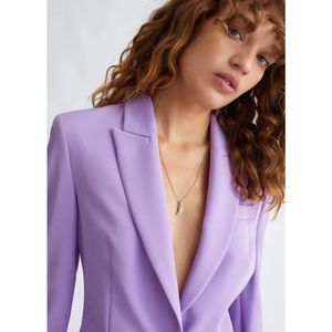 Liu Jo, Jassen, Dames, Paars, L, Stretch Violet Blazer