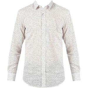 Antony Morato, Overhemden, Heren, Wit, 2Xl, Katoen, Bloemen Casual Overhemd voor Mannen