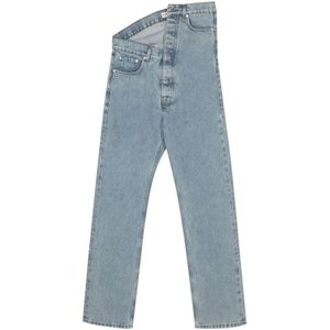 Y/Project, Jeans, Heren, Blauw, W30, Katoen, Straight Jeans