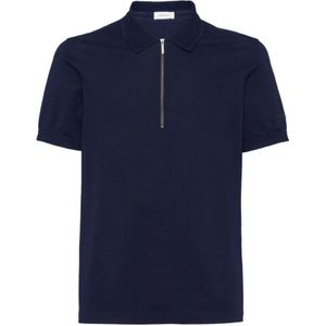 Salvatore Ferragamo, Polo Shirts Blauw, Heren, Maat:XL