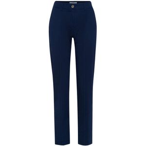 Brax, Broeken, Dames, Blauw, S, Katoen, Slim-fit Broeken