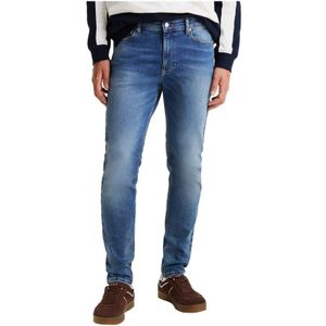 Tommy Hilfiger, Jeans, Heren, Blauw, W33 L32, Denim, Skinny Simon Jeans