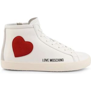 Love Moschino, Schoenen, Dames, Wit, 40 EU, Stijlvolle en functionele sneakers