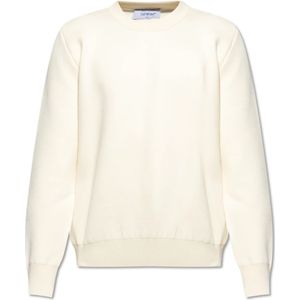 Off White, Sweatshirts & Hoodies, Heren, Beige, L, Katoen, Katoenen sweatshirt
