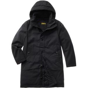 Blauer, Zwarte Trenchcoat Zwart, Heren, Maat:3XL