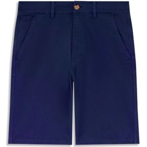 Redskins, Korte broeken, Heren, Blauw, W31, Katoen, Comfort Shorts - Rechte Snit