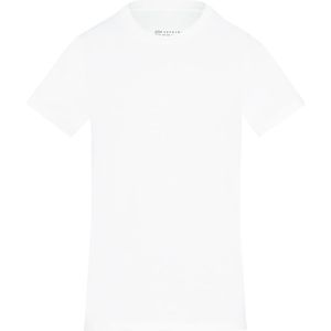 Maison Margiela, Witte T-shirts en Polos met Unieke Stiksels Wit, Heren, Maat:M