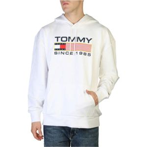 Tommy Hilfiger, Sweatshirts & Hoodies, Heren, Wit, M, Katoen, Dm 0Dm 15009