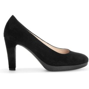 Gabor, Schoenen, Dames, Zwart, 41 EU, Zwarte Fluwelen Pumps Moderne Stadsstijl