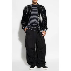 Alexander McQueen, Broeken, Heren, Zwart, M, Katoen, Cargo broek