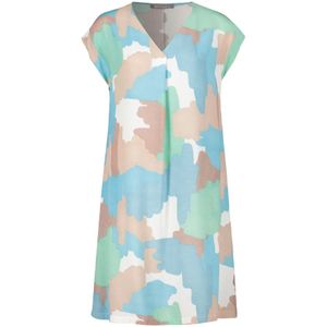 Betty & Co, Kleedjes, Dames, Veelkleurig, M, Bloemenprint Casual Jurk