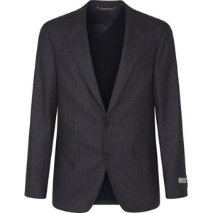 Canali, Blazerjas Grijs, Heren, Maat:2XL