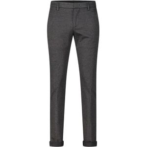 Dondup, Broeken, Heren, Grijs, W31, Slim Fit Pied-de-poule Broek