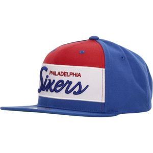 Mitchell & Ness, Accessoires, Heren, Veelkleurig, ONE Size, Polyester, NBA Retro Sport Snapback Pet