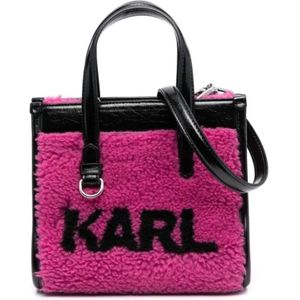 Karl Lagerfeld, Tassen, Dames, Paars, ONE Size, Handtas