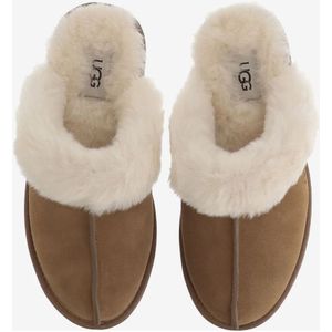 Ugg, Schoenen, Dames, Bruin, 37 EU, Suède, Suède Leren Schapenvacht Muiltjes Bruin