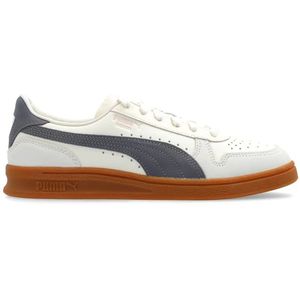 Puma, Schoenen, Dames, Wit, 36 1/2 EU, Leer, 'Indoor' sportschoenen