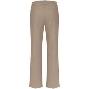 Cambio, Broeken, Dames, Beige, S, Wol, Trompet Wol Vervangende Dubbele Broek