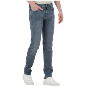 Hugo Boss, Jeans, Heren, Grijs, W38 L34, Slim Fit Delaware 3 Jeans Grijs